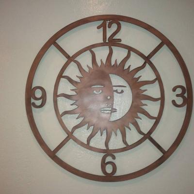 Copper Star Clock 04