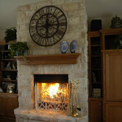 Copper Star Clock 07