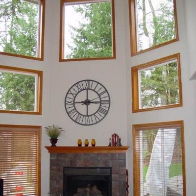 Copper Star Clock 21